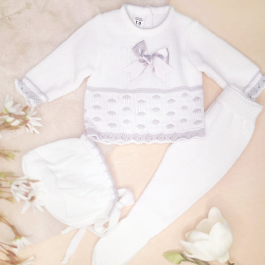 Conjunto para bebé de lana